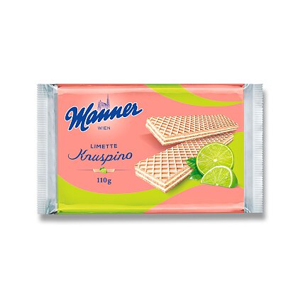 Obrázok produktu Manner Kruspino Limette - oblátky s náplňou - 110 g