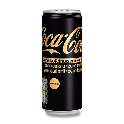 Obrázok produktu Coca-Cola Zero Zero- kolový nápoj - 0,33 l, plechovka