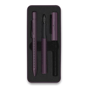 Obrázek produktu Faber-Castell Grip 2010 Berry - súprava plniace pero a guľôčkové pero