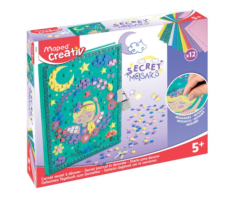 Kreativní sada Secret Mosaics - Secret diary