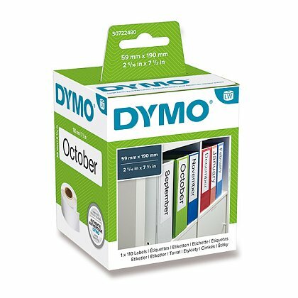 Obrázok produktu Dymo LW S0722480 - originálne papierové štítky - 59 x 190 mm