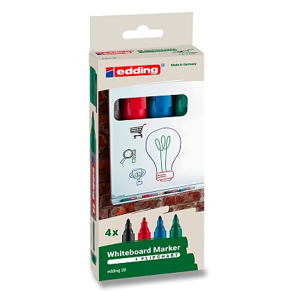 Product image Edding 28 EcoLine - whiteboard marker - set of 4 colours