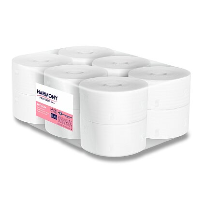 Product image Harmony Professional Jumbo - toaletní papír - 2vrstvý, návin 117,5m, průměr 190 mm, 12 ks