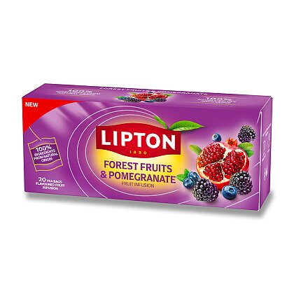 Product image Lipton Fruit Infusion - ovocný čaj - lesní plody a granátové jablko, 20 sáčků
