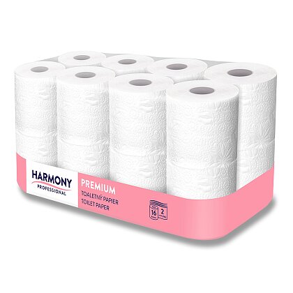 Obrázek produktu Harmony Professional - toaletní papír - 2vrstvý, návin 18,5 m, 16 ks