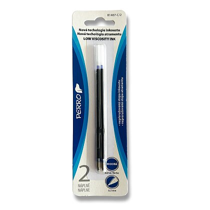 Obrázok produktu Pentel R1407 - náplň do guľôčkového pera - modrá, 2 ks