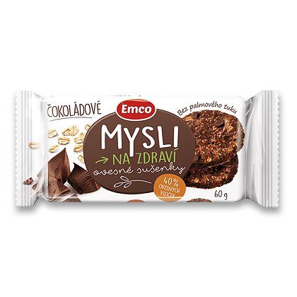 Obrázek produktu Emco - cereální sušenky - čokoládové, 60 g