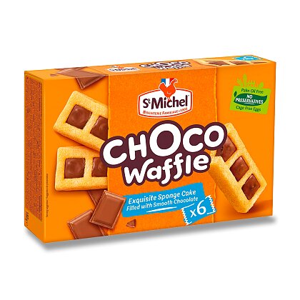 Product image St Michel Choco Waffle - soft pastry with milk chocolate - 180 g