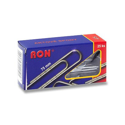 Obrázok produktu RON - kancelárske sponky - 75 mm, 25 ks