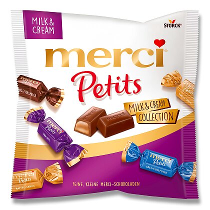 Obrázek produktu Merci Petits Milk & Cream Collection - čokoládky - 125 g