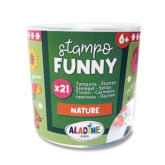 Obrázek produktu Razítka Aladine Stampo Funny - Příroda, 21 ks