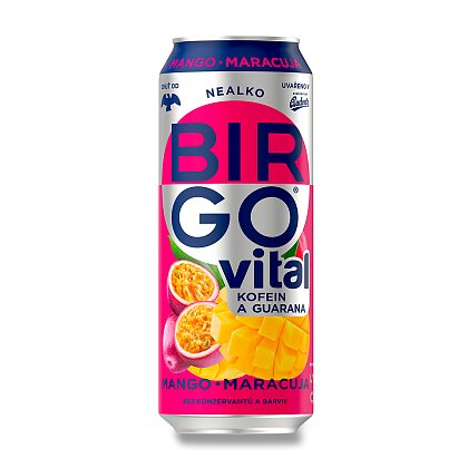 Product image Birgo Vital - nealkoholické pivo - 500 ml, Mango & Maracuja