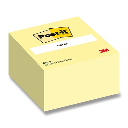 Obrázek produktu 3M Post-it 636B - samolepicí bloček - 76 × 76 mm, 450 l., žlutý