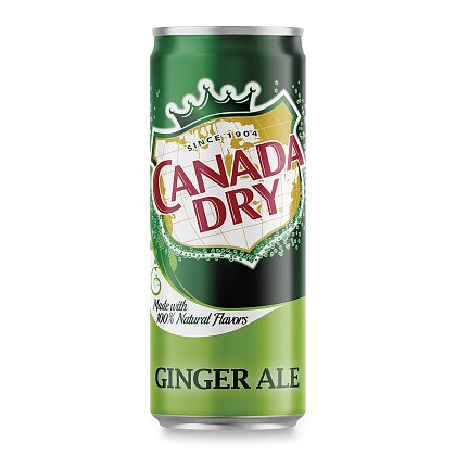 Product image Canada Dry Ginger Ale - zázvorová limonáda - plech 0,33 l