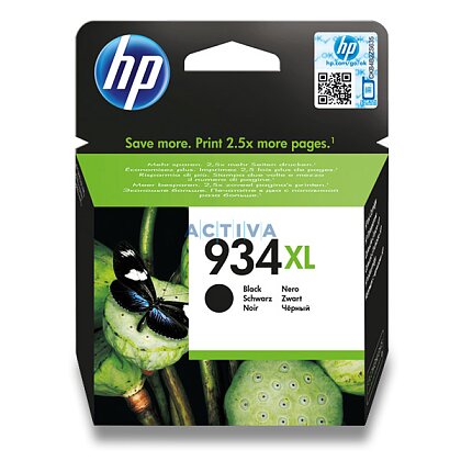 Obrázek produktu HP - cartridge C2P23A,  black č. 934XL (černá) pro inkoustové tiskárny