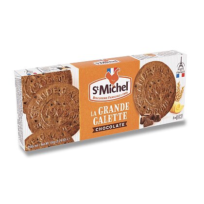 Obrázek produktu St Michel Grande Gallete - galetky s kousky čokolády - 150 g