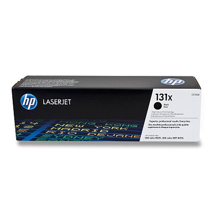 Obrázek produktu HP - toner č. 131X, CF210X, black XL (černý) pro laserové tiskárny