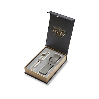 Obrázek produktu Parker Urban Premium Pearl Metal CT - kuličkové pero, dárková sada s pouzdrem