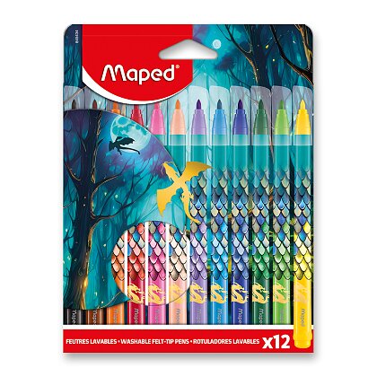 Obrázok produktu Maped Dragon - detské fixky - 12 farieb