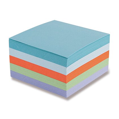 Obrázok produktu Color Paper - náhradná náplň farebná - 9 × 9 × 5 cm, 500 l., nelepená