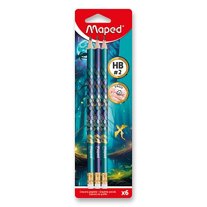 Obrázok produktu Maped Dragon - grafitová ceruzka - 6 ks, tvrdosť HB