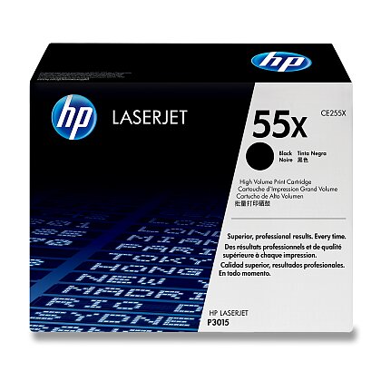 Obrázek produktu HP - toner č. 55X, CE255X, black (černý) pro laserové tiskárny