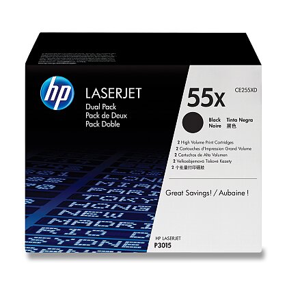 Obrázok produktu HP - toner pre laserové tlačiarne - CE255XD, dual pack