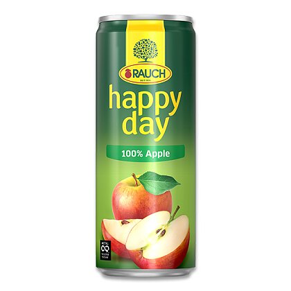 Obrázek produktu Rauch Happy Day - Jablko 100%, plech, 0,33 l