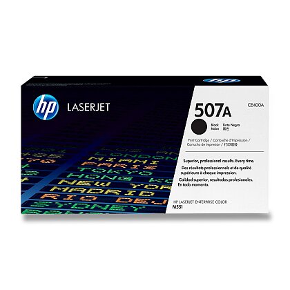 Obrázek produktu HP - toner č. 507A, CE400A, black (černý) pro laserové tiskárny