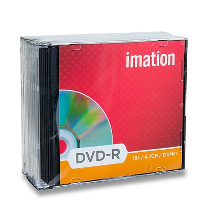 Obrázek produktu Imation DVD-R  - zapisovatelné DVD - 4,7 GB, 10 ks, slim box