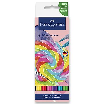 Obrázek produktu Popisovač Faber-Castell Goldfaber Aqua Dual Marker Candy shop - sada, 6 barev