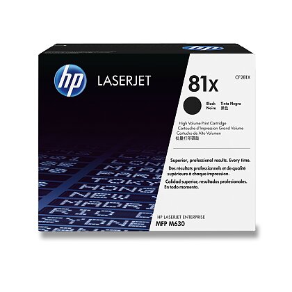 Obrázek produktu HP - toner č. 81X, CF281X, pro M630z/M630dn