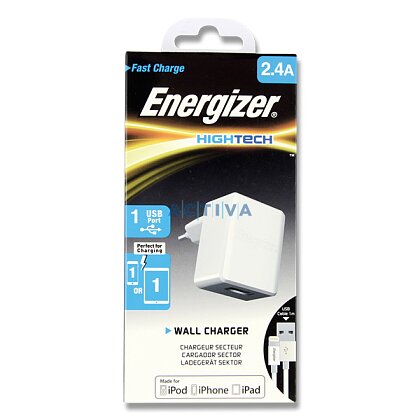 Obrázek produktu Energizer HighTech - nabíječka - 1 × USB, lightning kabel