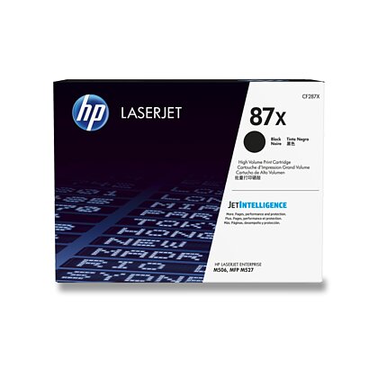 Obrázek produktu HP - toner č. 87X, CF287X, black (černý) pro laserové tiskárny