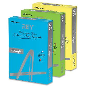 Obrázek produktu Barevný papír Rey Adagio - intenzivní sytost, 500 listů, výběr barev