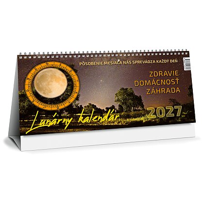 Obrázok produktu Lunárny kalendár 2027 - stolový obrázkový kalendár