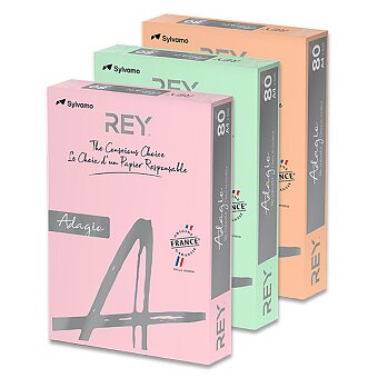 Obrázek produktu Barevný papír Rey Adagio - pastelový, 500 listů, výběr barev