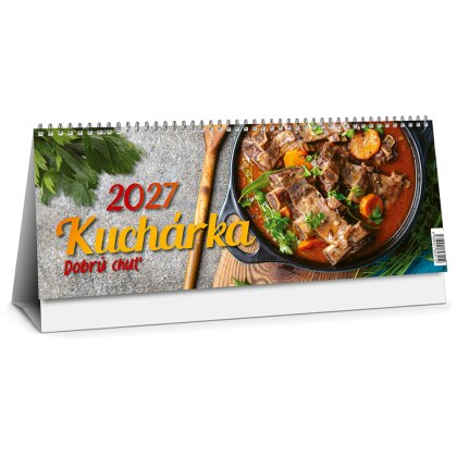 Obrázok produktu Kuchárka 2027 - stolový obrázkový kalendár
