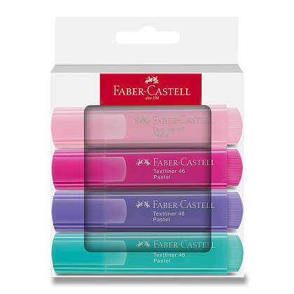 Product image Faber-Castell Textliner 46 Pastel - zvýrazňovač - sada 4 ks