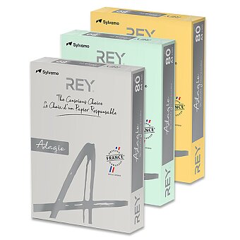 Obrázek produktu Barevný papír Rey Adagio - střední sytost, 500 listů, výběr barev