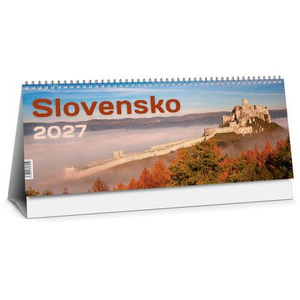 Obrázok produktu Slovensko 2027 - stolový obrázkový kalendár