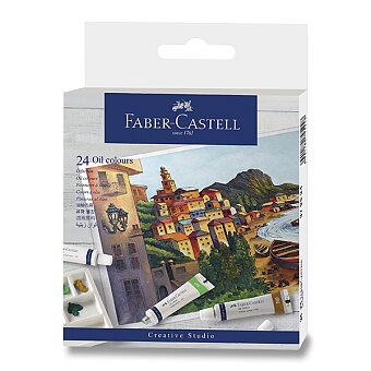 Obrázek produktu Olejové barvy Faber-Castell - 24 barev, tuba 20 ml