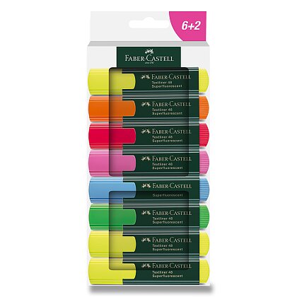 Obrázek produktu Faber-Castell Textliner 48 - zvýrazňovač - sada 8 barev