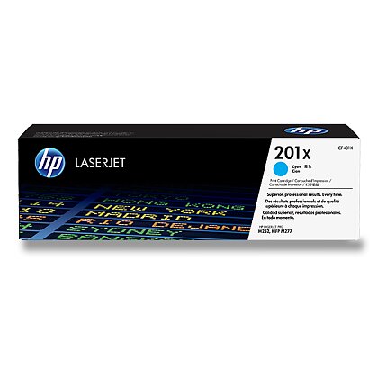 Obrázek produktu HP - toner č. 201X, CF401X, cyan (modrý) pro laserové tiskárny