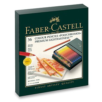 Obrázek produktu Pastelky Faber-Castell Polychromos - studio box, 36 ks