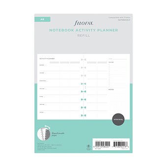 Obrázek produktu Sledování aktivity - náplň A5 zápisníků Filofax Notebook