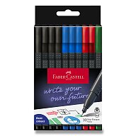 Faber-Castell Finepen Grip - popisovač - 10 ks
