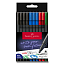 Náhledový obrázek produktu Faber-Castell Finepen Grip - popisovač - 10 ks