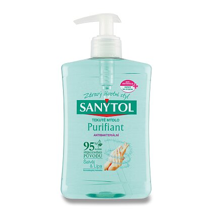 Product image Sanytol Purifiant - liquid soap - Sage and linden, 250 ml