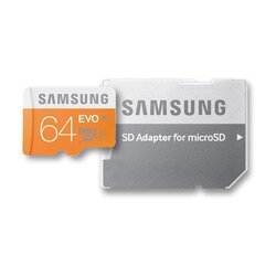 Levně Samsung - Micro SDXC 64GB EVO Plus + SD adaptér - paměťová karta - 64 GB